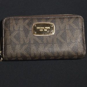 Brown Michael Kors wallet